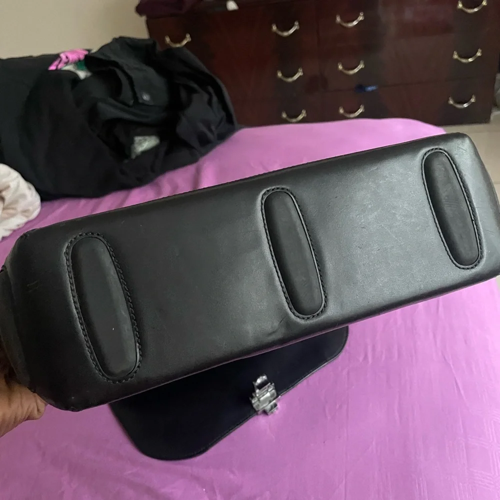 Tumi leather briefcase bag